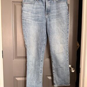 Madewell Light Blue Straight Leg Jeans